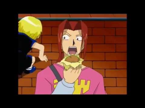 Funny Zatch Bell Scene - Zatch Can Smell Yellowtail Burgers From A Mile Away!