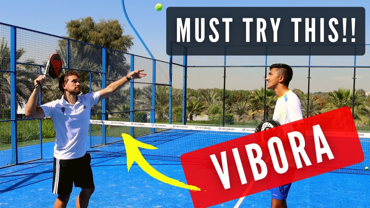 Vibora technique: contact point and ball speed