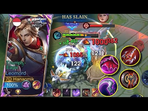 Unstoppable Leomord Jungle! Most Effective Build High Damage & Spell Vamp 50%! 