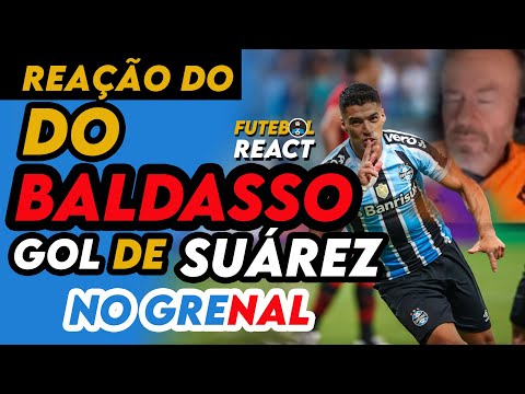 Baldasso's reaction to Suarez's goal.