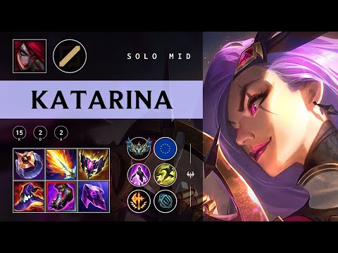 Katarina Mid vs Syndra - EUW Challenger Patch 25.24