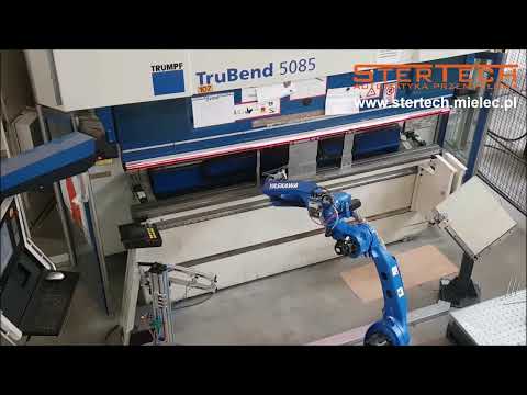 STERTECH Robotic Bending Cell | Prasa krawędziowa TRUMPF TruBend 5085 | Robot YASKAWA GP25