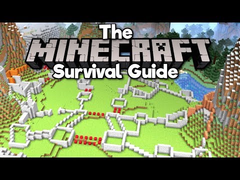 Pixlriffs - Castle Building, Pt.1: Foundations ▫ The Minecraft Survival Guide (Tutorial Lets Play) [Part 113]