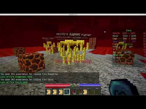 Project Tibia 3D Minecraft - Hellfire Fighters INQ