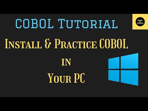 How to Practice COBOL Programs in Your Personal Computer ( WINDOWS /MAC ) #COBOL
