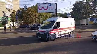 В центре Николаева велосипедист попал под Alfa Romeo (фото, видео)