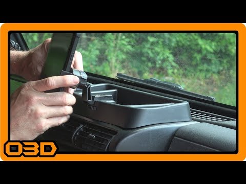 Rugged Ridge 13551.19 Dash Multi Mount with Phone Holder - Project 2004 Jeep TJ Wrangler
