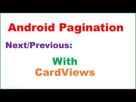 Android Pagination Ep.03 : CardView - Next/Previous Pagination