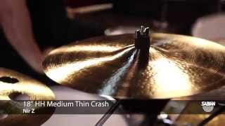 Video thumbnail for SABIAN 18" HH Medium Thin Crash Demo by Nir Z by SABIAN Cymbals