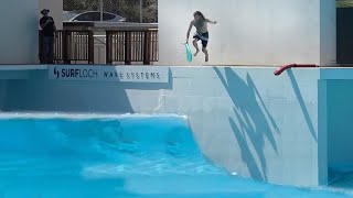 Attempting to Acid Drop in to a Wave Pool