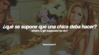 Shakira - Men In This Town (subtitulado al español + lyrics)
