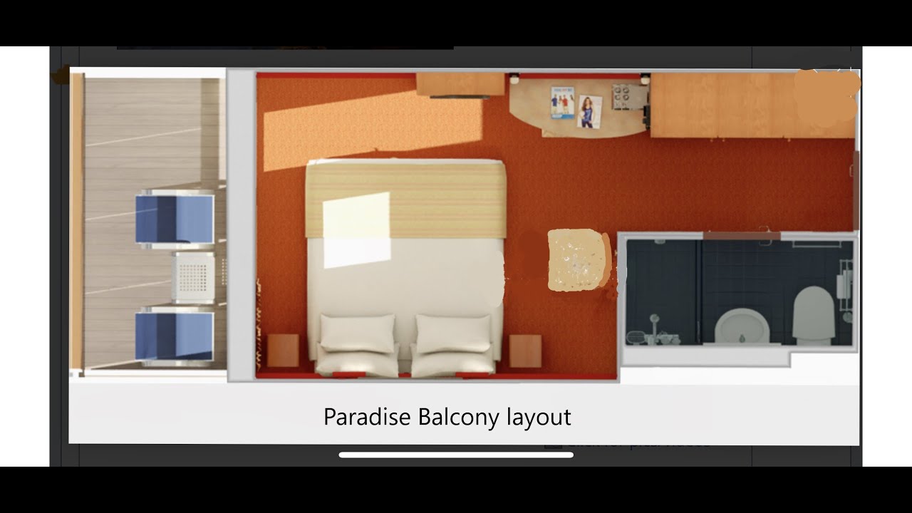 Carnival Paradise - Cabin E222 - Video 1