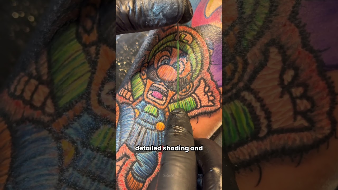The Tattoo That Looks Actually Stitched Into Skin 🧵