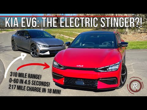 The 2022 Kia EV6 GT-Line Is A Sporty Electric Stinger-Like Crossover