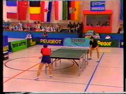 Table Tennis O Nemes Ladiescup 1988 Batorfis hohe Aufschlaege