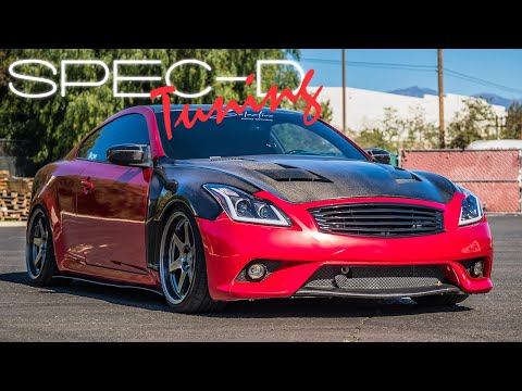 SPECDTUNING INSTALLATION VIDEO: 2008-2015 INFINITI G37 COUPE LIGHT BAR STYLE PROJECTOR HEADLIGHTS