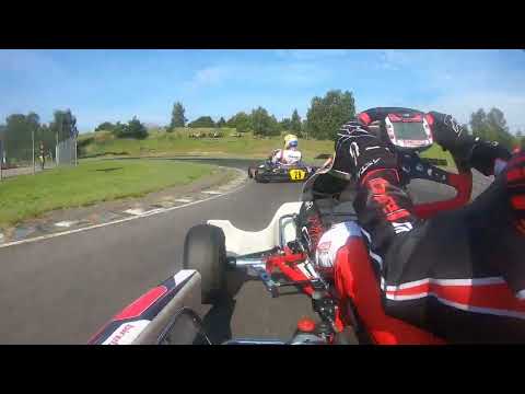 SKCC Klippan, IAME SERIES ROUND 5 ( Sweden ) Heat 1 - Onboard with Alxander Spetz.