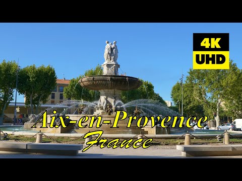 Aix-en-Provence, France in 4K (UHD)