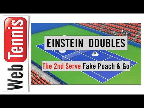 Tennis Doubles Strategy - Poaching (Fake 1st)