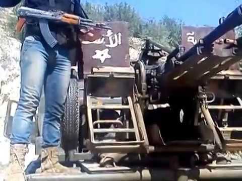 اغتنام رشاش 14 من قوات النظام بعد السيطرة على رحبة خطاب من قبل لواء درع محافظة حماة