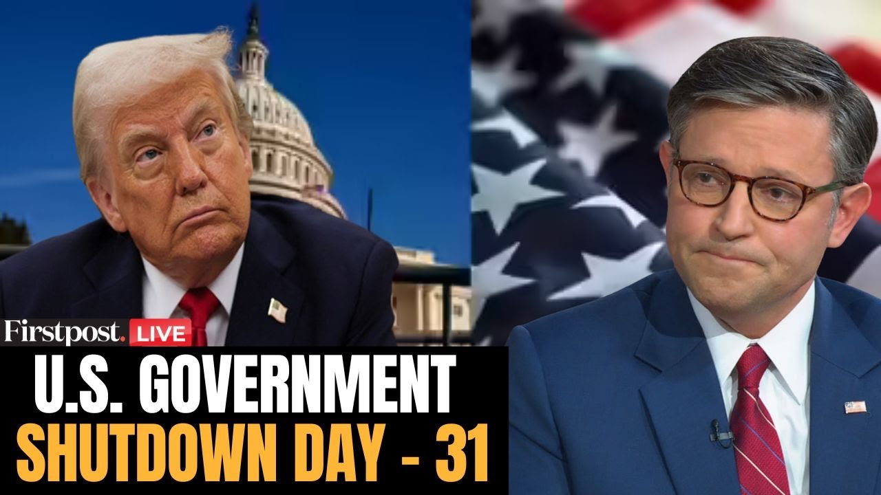 LIVE: US Government Shutdown Enters Day 31, Disrupts Food Assistance Programs | Mike Jhonson| Trump