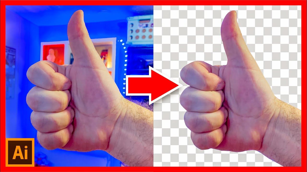 How to Remove Background Image Tutorial | Adobe Illustrator CC