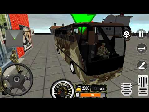 Army Bus Driver 2021:Real Military Coach Simulator‏ - Gameplay - Android games