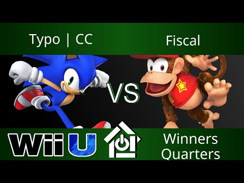 Typo House Macon 8/1/17 - Typo | CC (Sonic) vs Fiscal (Diddy Kong) - Smash 4 Winners Quarters