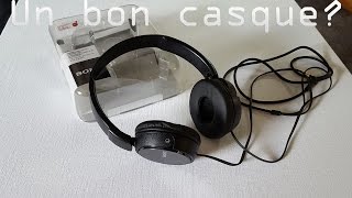 Video thumbnail for Très bon Casque Audio (SONY MDR-ZX310B) by TheRazer