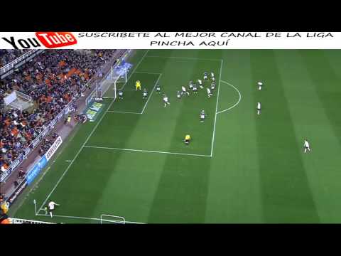 Valencia vs Espanyol 2-1 Gol Jonas Jornada 21 2013/2014 - AllGoalsLFP
