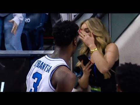 AJ Dybantsa's Monster Putback Dunk Had Her SHOCKED 😳