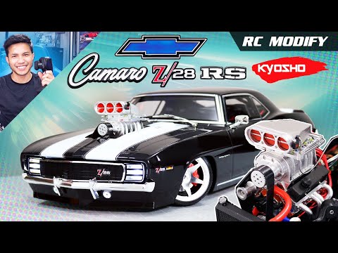 RC Modify S2 2 | 1969 Camaro V8 Supercharger Engine - RC Car