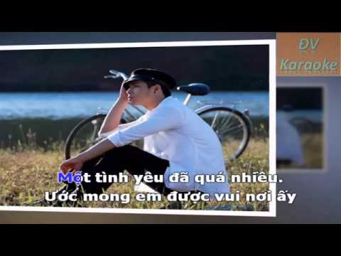 Tình Yêu Hoa Gió Trương Thế Vinh - Karaoke HD Hạ 1 tone