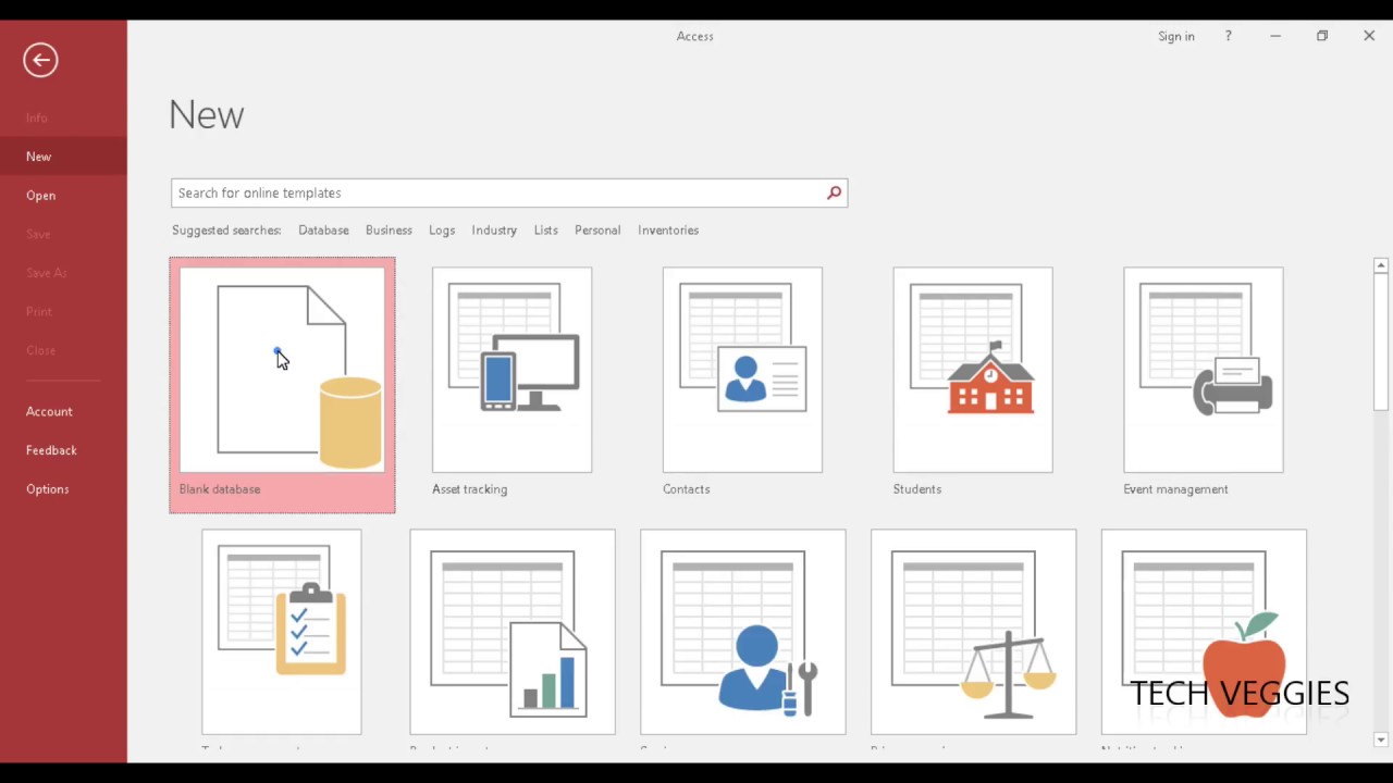 An Introduction to MS Access | Tech Veggies