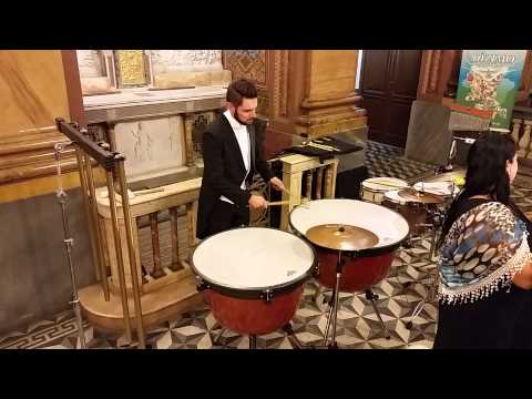 Cerimônia de casamento marcha Nupcial e odisséia  com Campanas / Timpano /Percussão