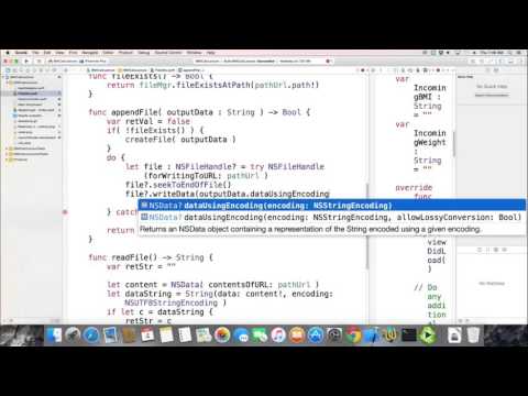 iOS Swift 2.2 Mobile Development - Lecture 13/25 - Saving files on the device