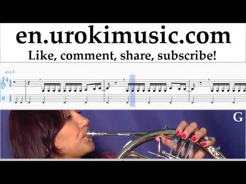 How to Play French Horn Luis Fonsi, Demi Lovato - Échame La Culpa Tabs Part#2 um-ih352