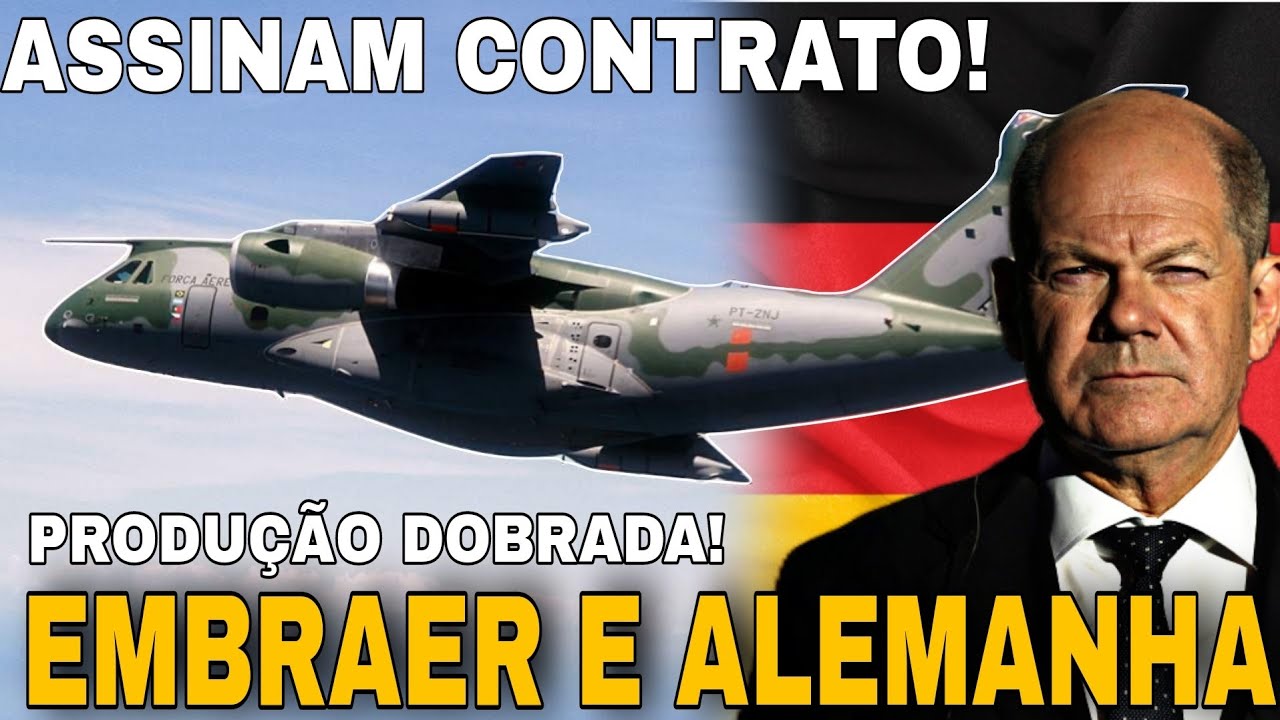 ALEMANHA COM KC390! E REJEITAM RIVAL DOS EUA! PRODUÇÃO SERÁ  DOBRADA!