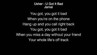 Jamai - U Got It Bad Lyrics (Usher) The Voice
