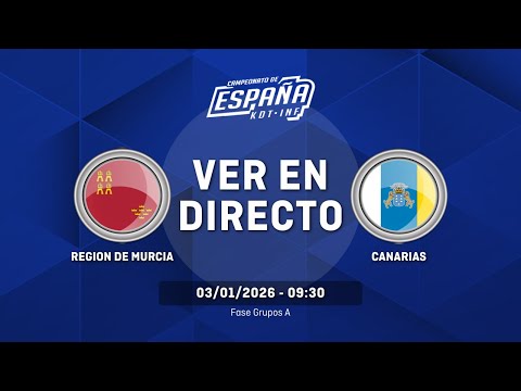 REGION DE MURCIA vs CANARIAS | Fase Grupos | Grupo A | CESA Infantil Masculino