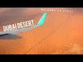 Dubai Desert View Through Plane Window