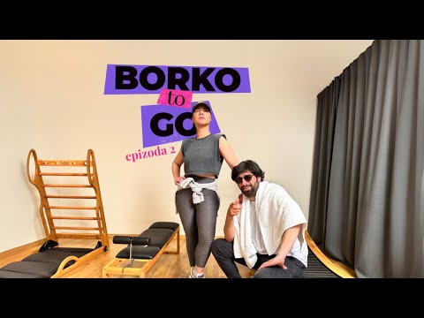 Borko to go: Borko Perić odvažio se otići na trening s Anom Begić Tahiri