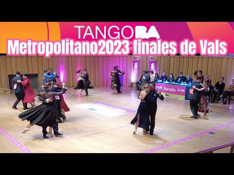 Finales de Vals-Metropolitano2023 阿根廷探戈城市杯2023华尔兹决赛现场布宜诺斯艾利斯比赛