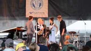 Lee Konitz and Grace Kelly at 60TH Newport Jazz Festival 2