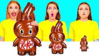 Big, Medium and Small Plate Challenge | Funny Food Recipes by Funny Funny