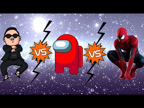 Gangnam Style | Among Us VS Spider Man | Dance Animation