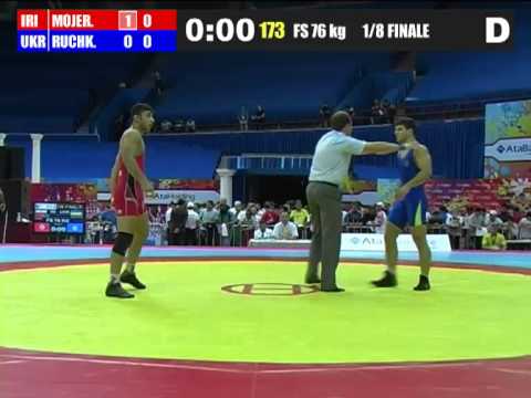76kg 1/8 MOJERLOO Ali(IRI) - RUCHKO Ruslan(UKR)