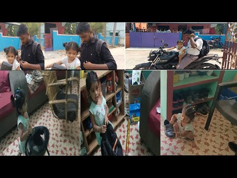 Sudhiksha kutty sending her dad to office/ @lovelycontent