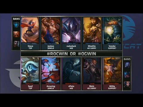 ROC vs OG Game 1 Highlights - ROCCAT vs ORIGEN - Week 3 EU LCS SUMMER 2015