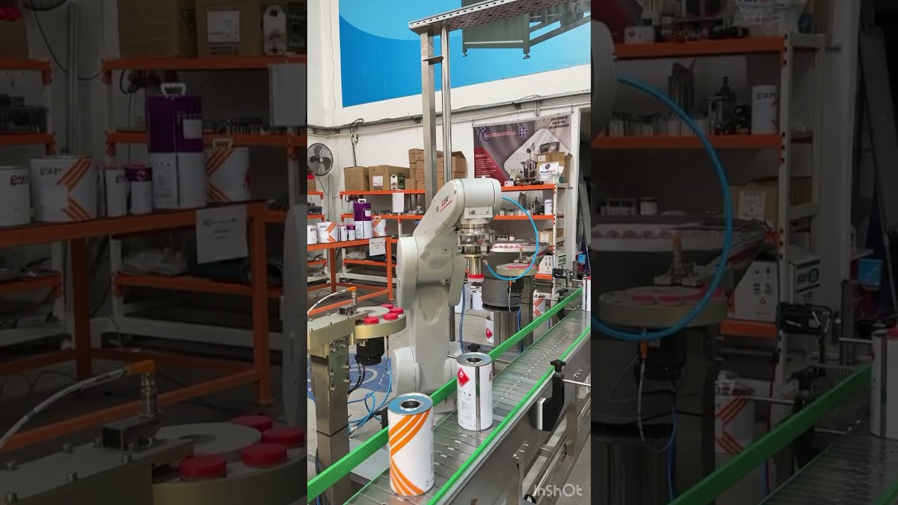 KAMERA SİSTEMLİ REÇETELİ KAPAK KAPATMA ROBOTU